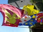 FZ029485 Flags at Carew castle.jpg